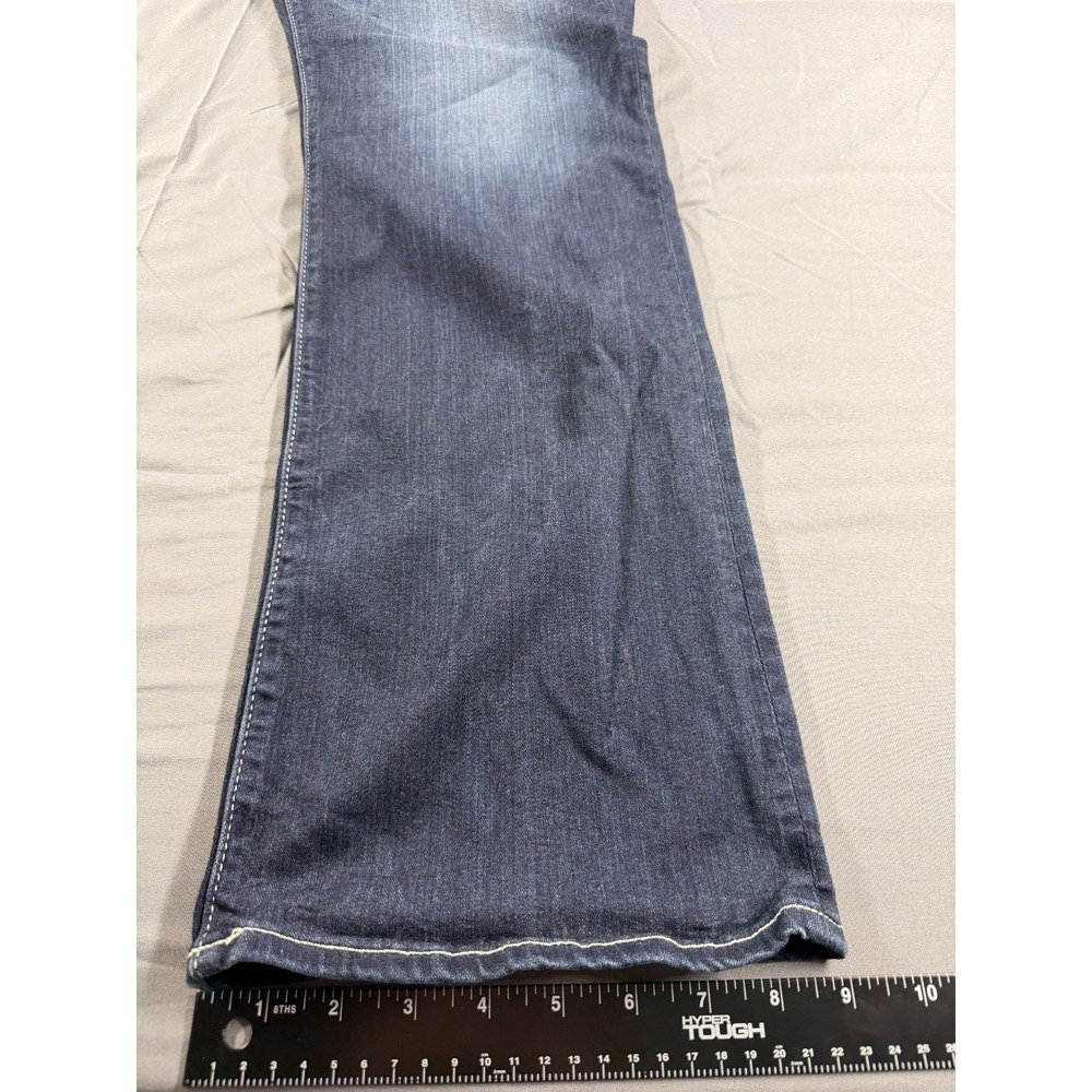 Big Star Maddie Jeans Womens 38R Bootcut Stretch Blue Denim Mid Rise 38x31 - Picture 3 of 10